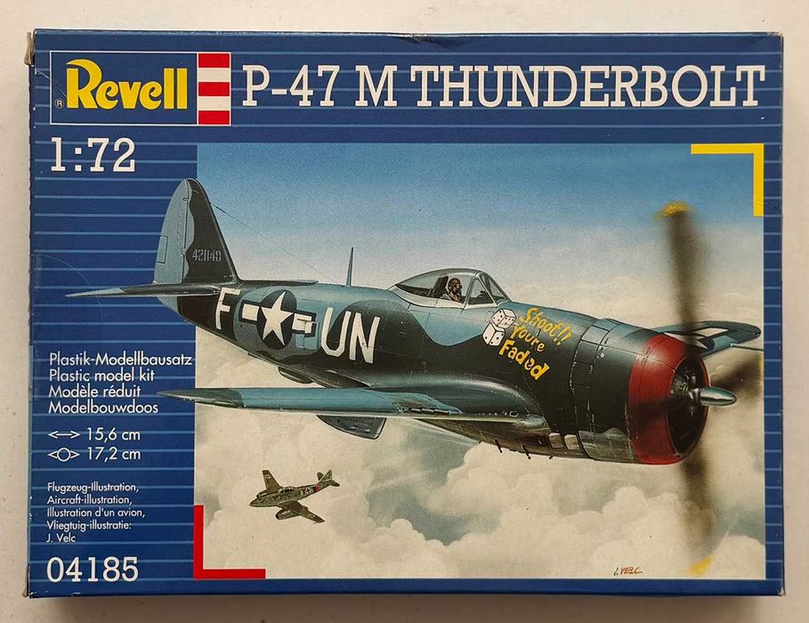 Revell_P-47 M Thunderbolt. ESc.1:72. Completo e como novo.