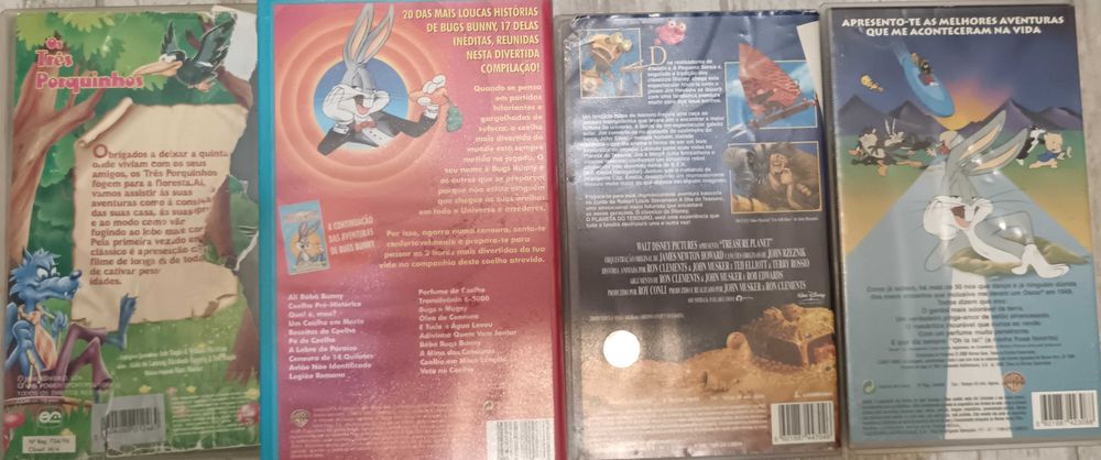 conjunto VHS são 13 por o preço publicado