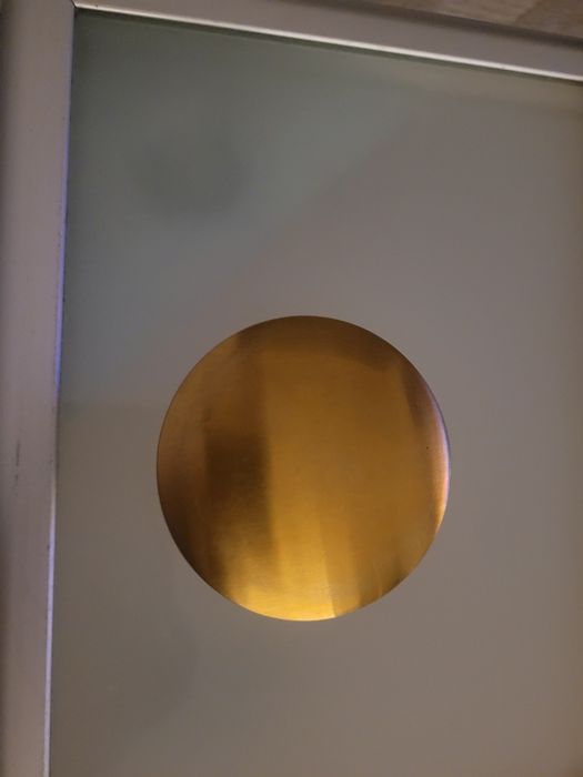 Korek do umywalki Omnires złoto szczotkowane górna część nowy