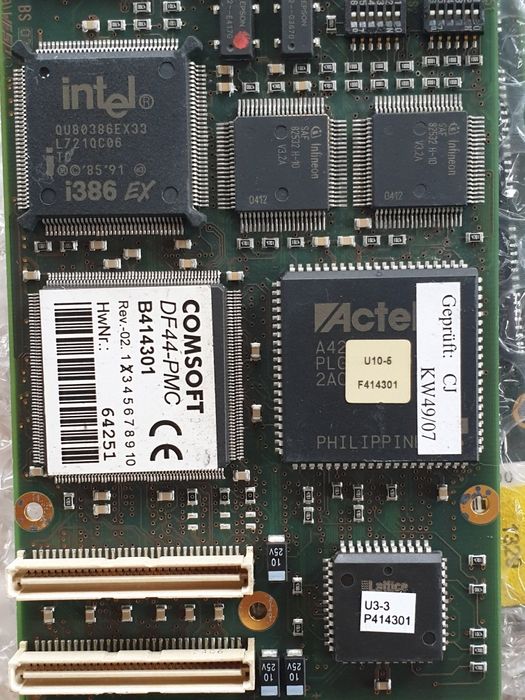 Vintage PMC i386EX RS485 x10 – retro embedded gold! Tanio!