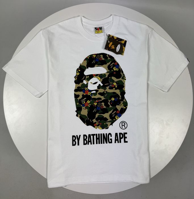 Футболка Bape militaru бейп класична біла та чорна в усіх розмірах є у наявності S M LXL XXL