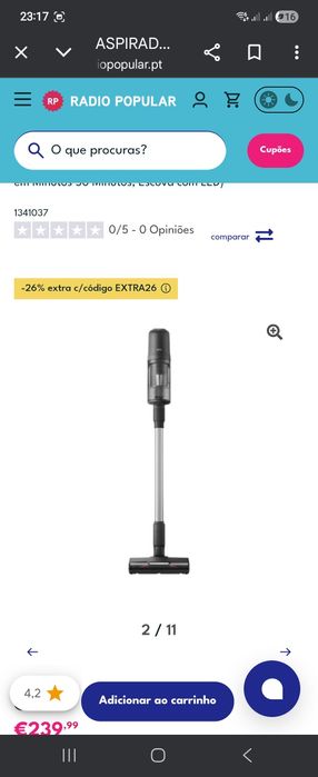 Aspirador Vertical AEG