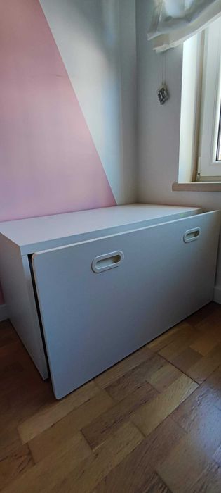 Móvel c/arrumação p/brinquedos Branco