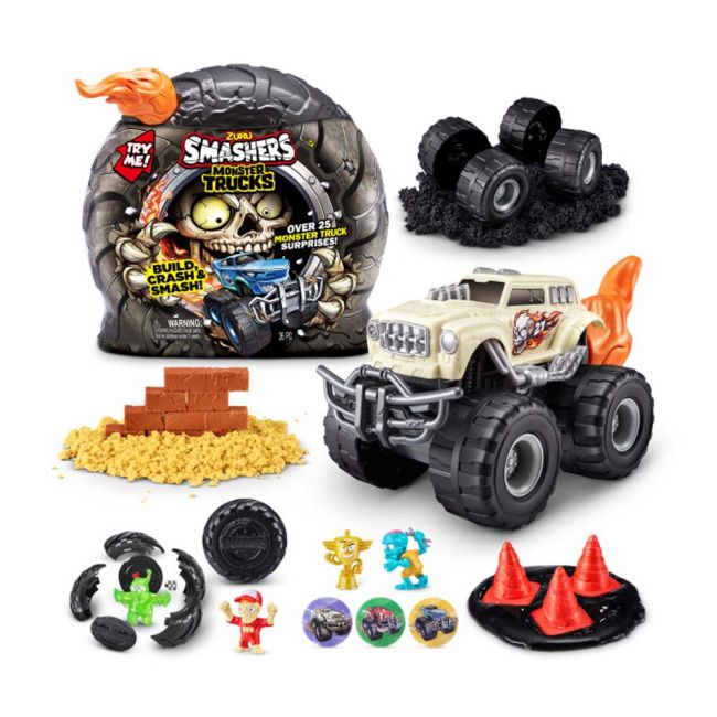 Ігровий набір Smashers Monster Wheels Dino truck машинка