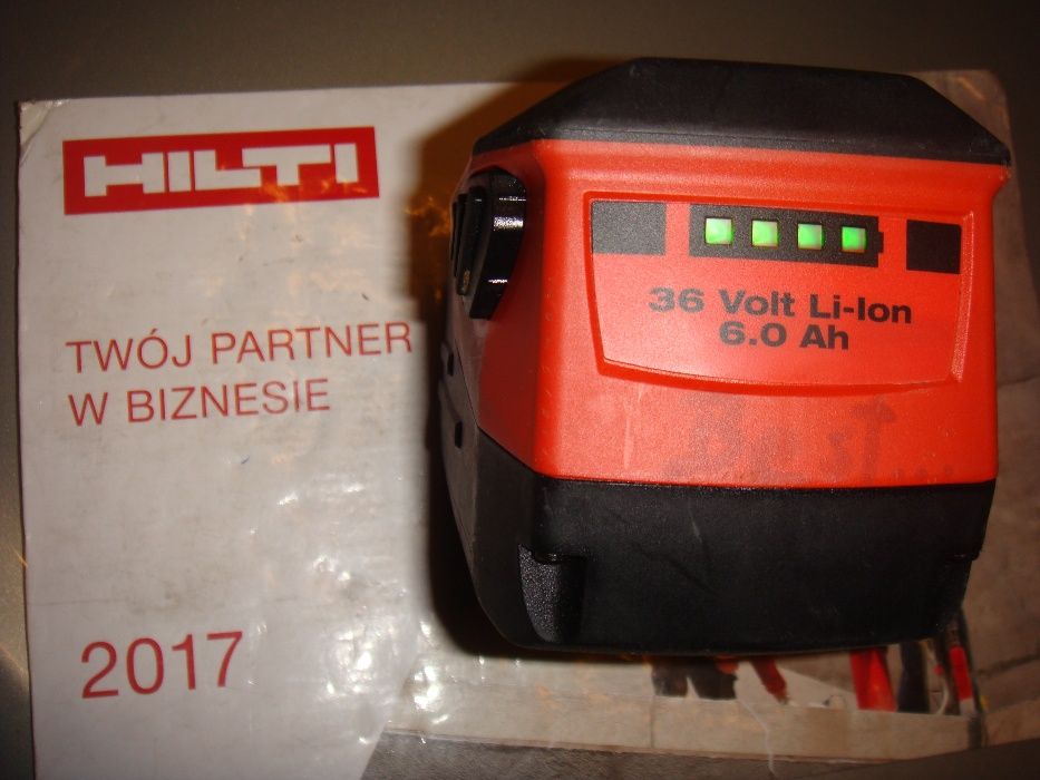 Bateria do Młoto -wiertarki Hilti Te30-A 36V Regeneracja sprzedaż i naprawySerwis