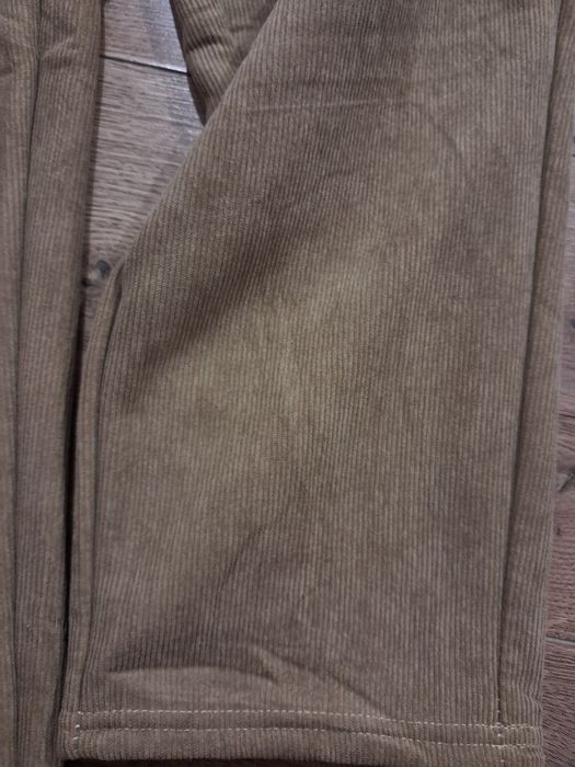 вельветові утеплені штани