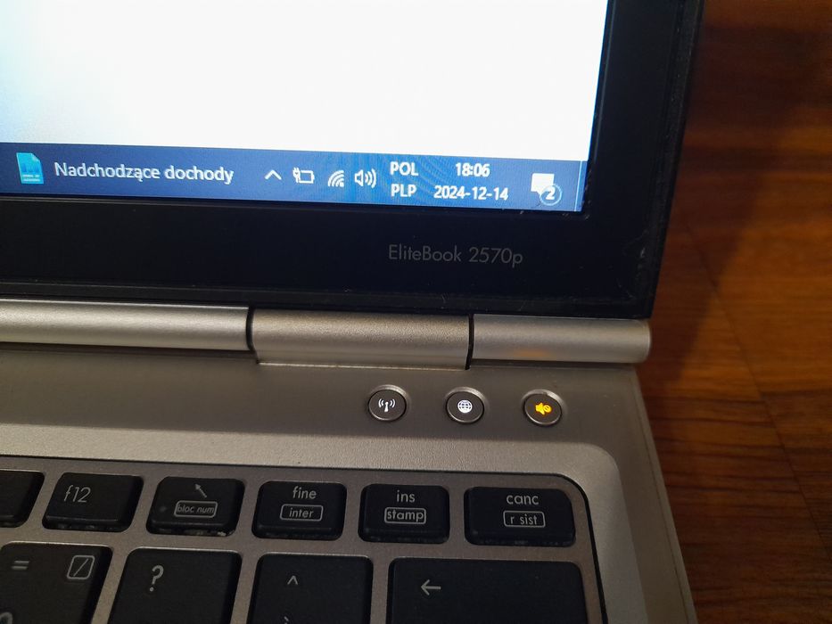 Laptop HP Elitebook 2570 p.