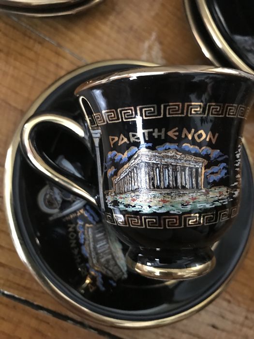 Грецький сервіз кавовий привезений з Греції