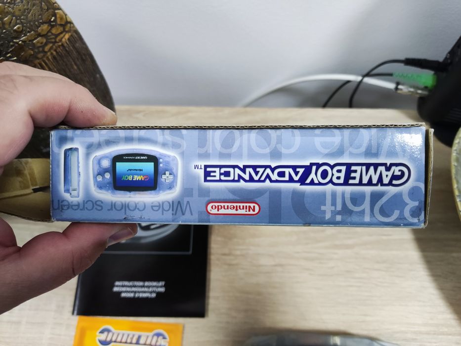Game Boy advance na caixa