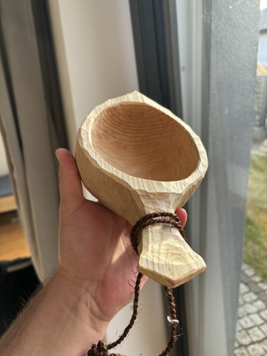 Kuksa drewniana kubek bushcraft