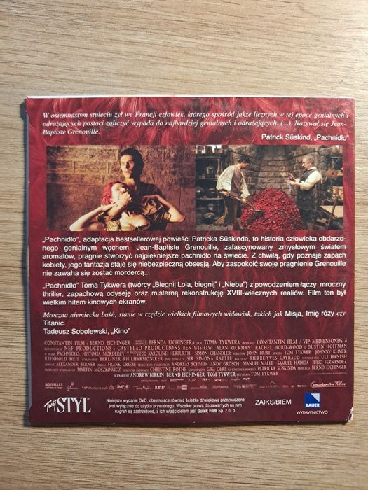 Pachnidło | Whishaw | Rickman | Hoffman | DVD