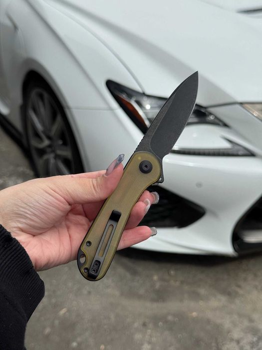 Складний ніж Civivi Elementum Flipper Ultem Handle Black Stonewash
