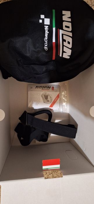 Capacete Nolan N87  (tamanho S) c/ intercomunicador Bluetooth