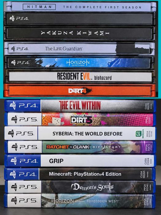 56 gier PS4 / PS5 + Steelbooki | Gravity Rush, Yakuza, Sekiro