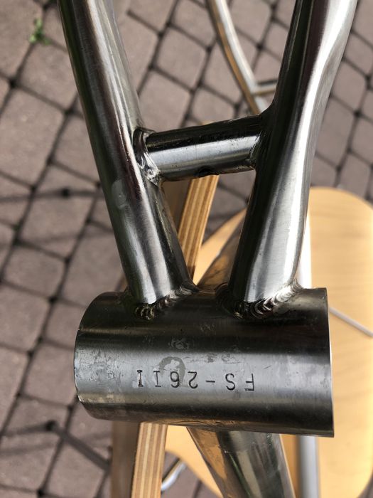 Rama rower retro xl 20,5” stal tytan v-brake 26” sztyca bbb bsp-20