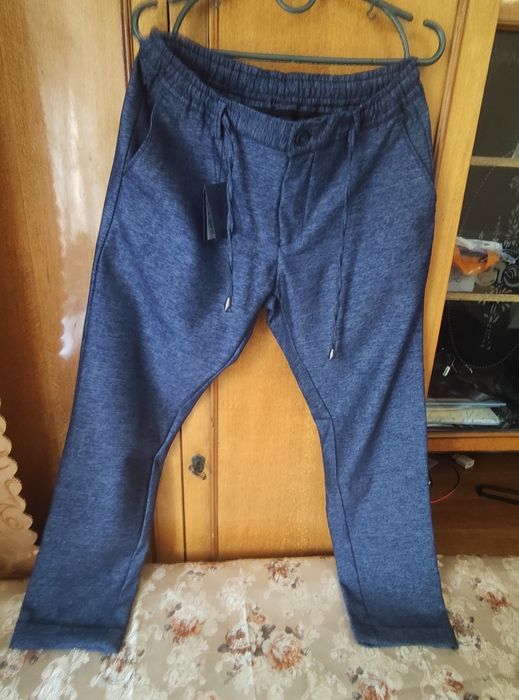 Штаны мужские, новые, 46 размер, пояс на резинке, Турция