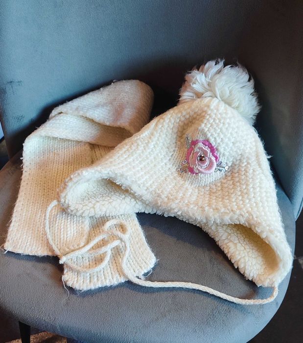 Шапка шарф комплект 4-6 років