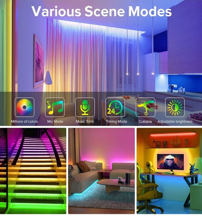 Vendo Luzes Led Rgb 2 caixas