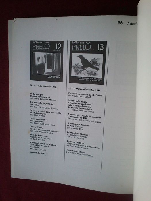 Prelo-Revista da Imprensa Nacional/Casa da Moeda-22 Números