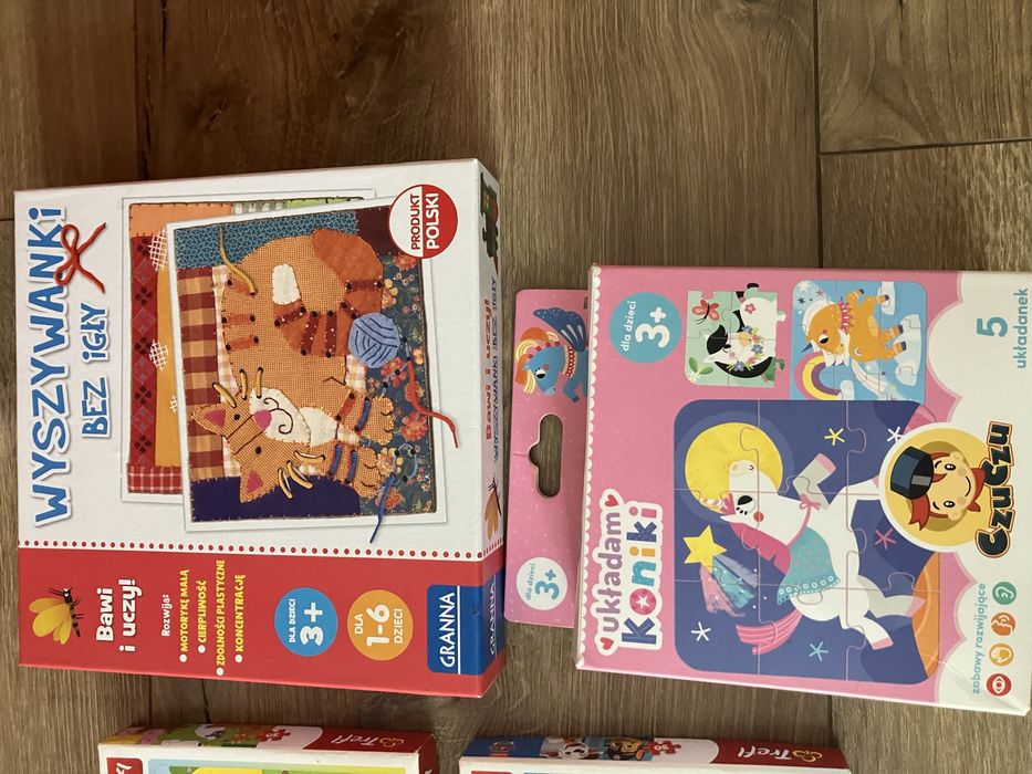 Zabawki dla dziewczynki, świnka peppa, puzzle, układanki, pluszaki