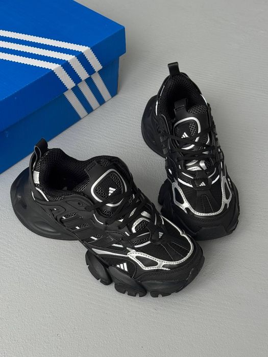 Adidas Vento XLG Deluxe Black White трендові кросівки на платформі