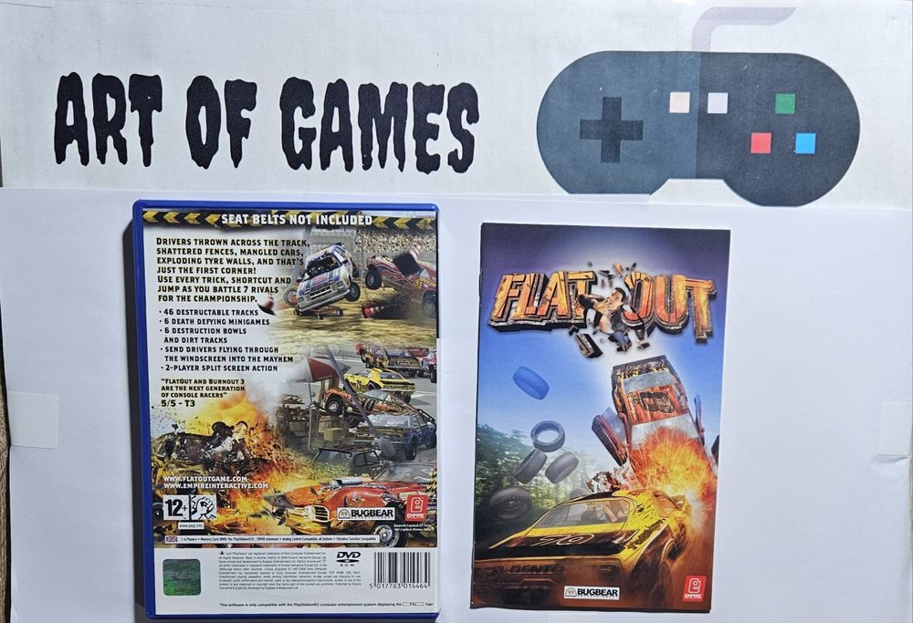 Flatout Komplet 3xA Ps2 Playstation 2