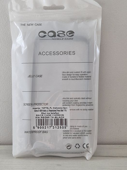 Back Case CARBON do XIAOMI REDMI 7A Czarny