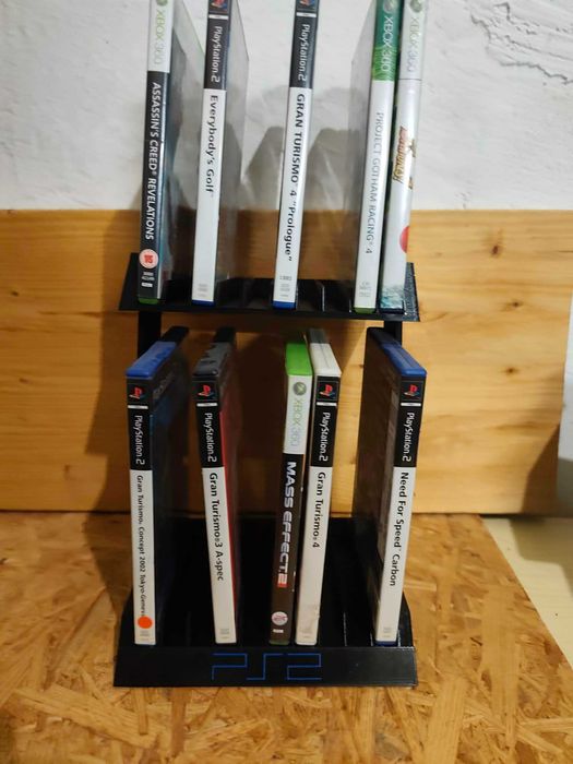 Suporte para os Jogos de PS2 Sony Playstation 2 (capacidade de 20 jogos!)