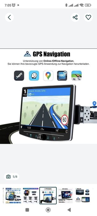 1DIN 4/64 10" android 14 магнітола нова!!!