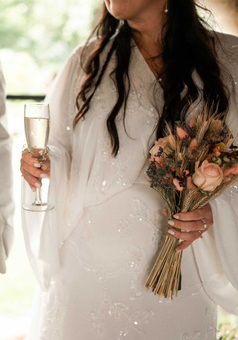 Suknia Ślubna ASOS, styl boho, rozmiar 42
