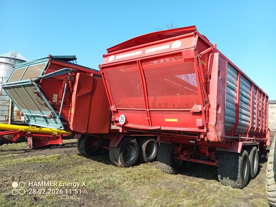 Przyczepa samozbierająca Mengele super garant 543/2  rotant740/2 potti