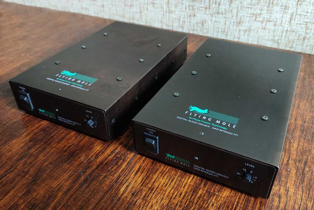 Flying Mole DAD-M100pro, два моноусилителя мощности, 100W 8ohm, Japan