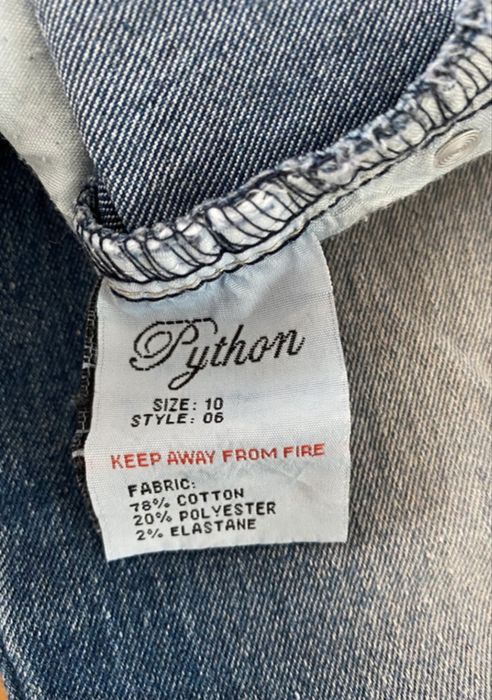 Jeansy Python 10