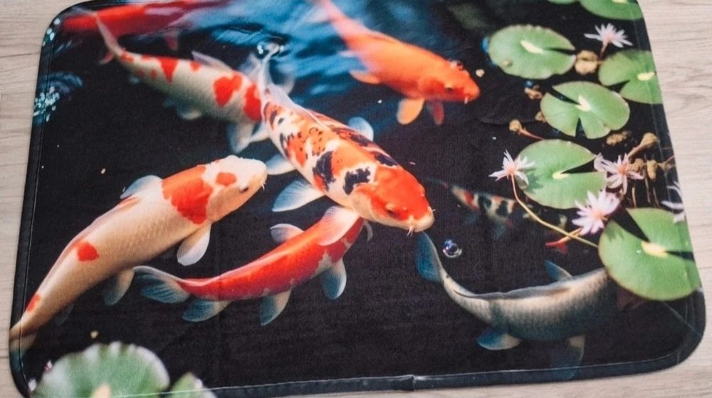 Chodnik przytulny design karpi koi