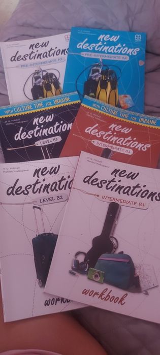 New Destination A2, B1, B2.