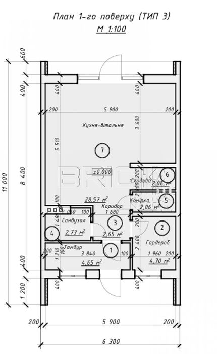 Таунхаус Beverly Hills 98 м2 Бровари Васильків Петрівці