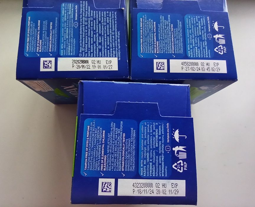 Тампоны  Тампакс