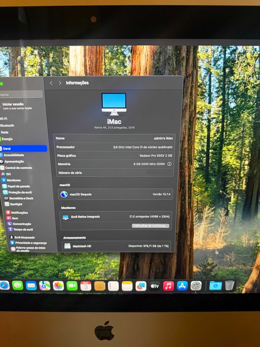 Apple iMac 21.5" Retina 4K 2019 ( i3 / 1TB SSD / 8GB RAM)