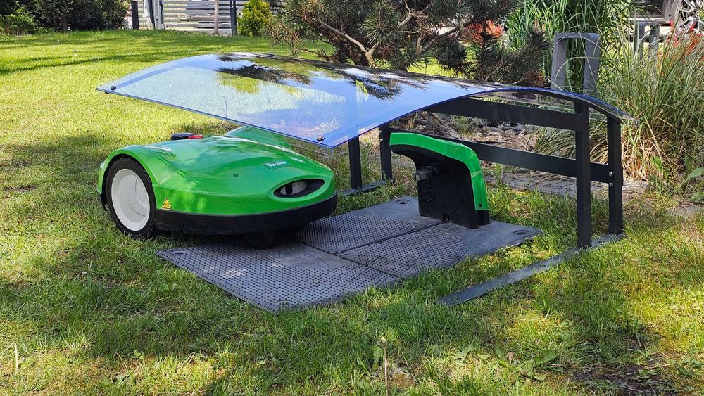 daszek garaż do robota koszącego poliwęglan UV Białystok