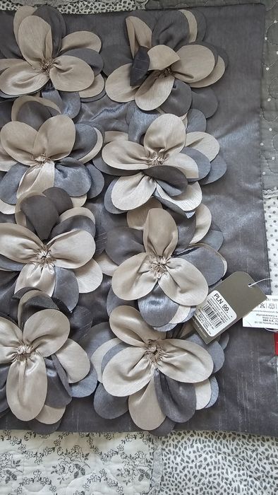 Home&You kwiaty bieżnik i poduszki piękny komplet