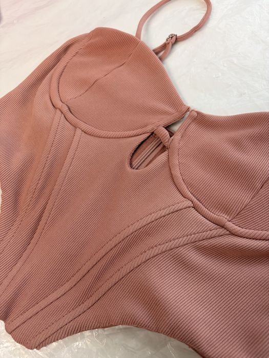 Okazja! Gorset beżowy Bershka rozmiar M