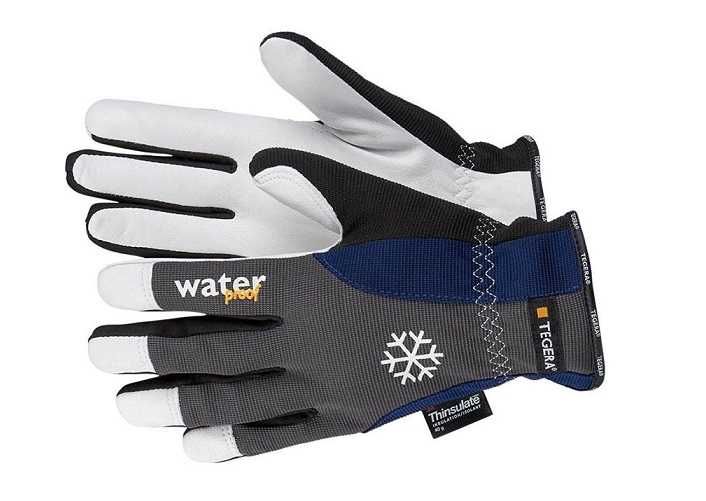 TEGERA 295 - skórzane rękawice wodoodporne - rozm. 12