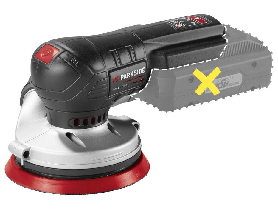 Akumulatorowa szlifierka mimośrodowa Parkside PERFORMANCE PAESP A2