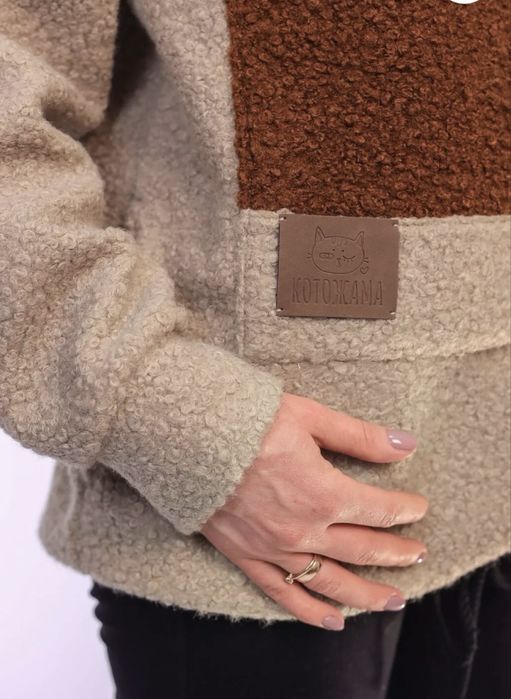 Світшот Котожама букле бежевий S/M новий