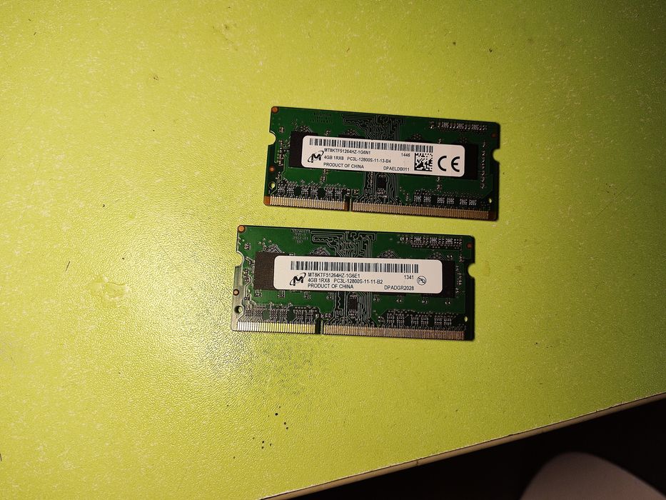 Оперативная память для ноутбука типа DDR3L SODIMM. ddr3l 1280mhz