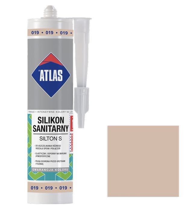 Silikon sanitarny Silton S jasnobeżowy ATLAS