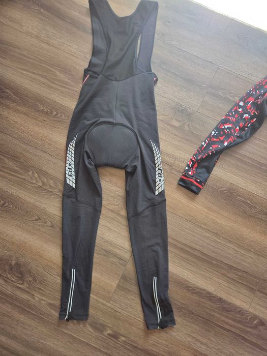 Zestaw rowerowy ocieplany M (165-175 cm) bluza GHOST GSG + spodnie FDX z wkładką