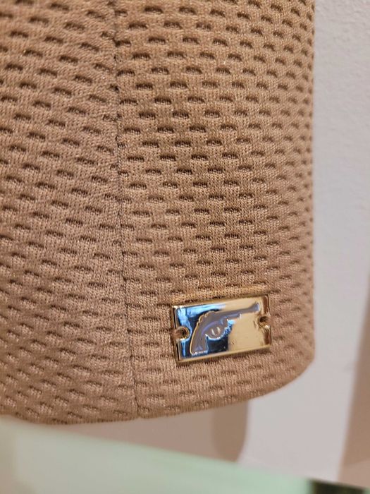 Żakiet damski elegancki w kolorze camel