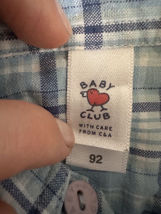 Рубашка baby club 92р