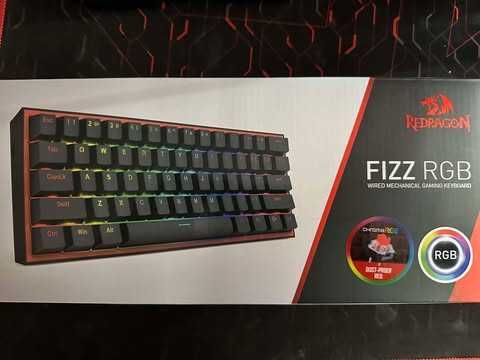 Klawiatura Redragon K617 Fizz RGB Red Box Switch Czarny